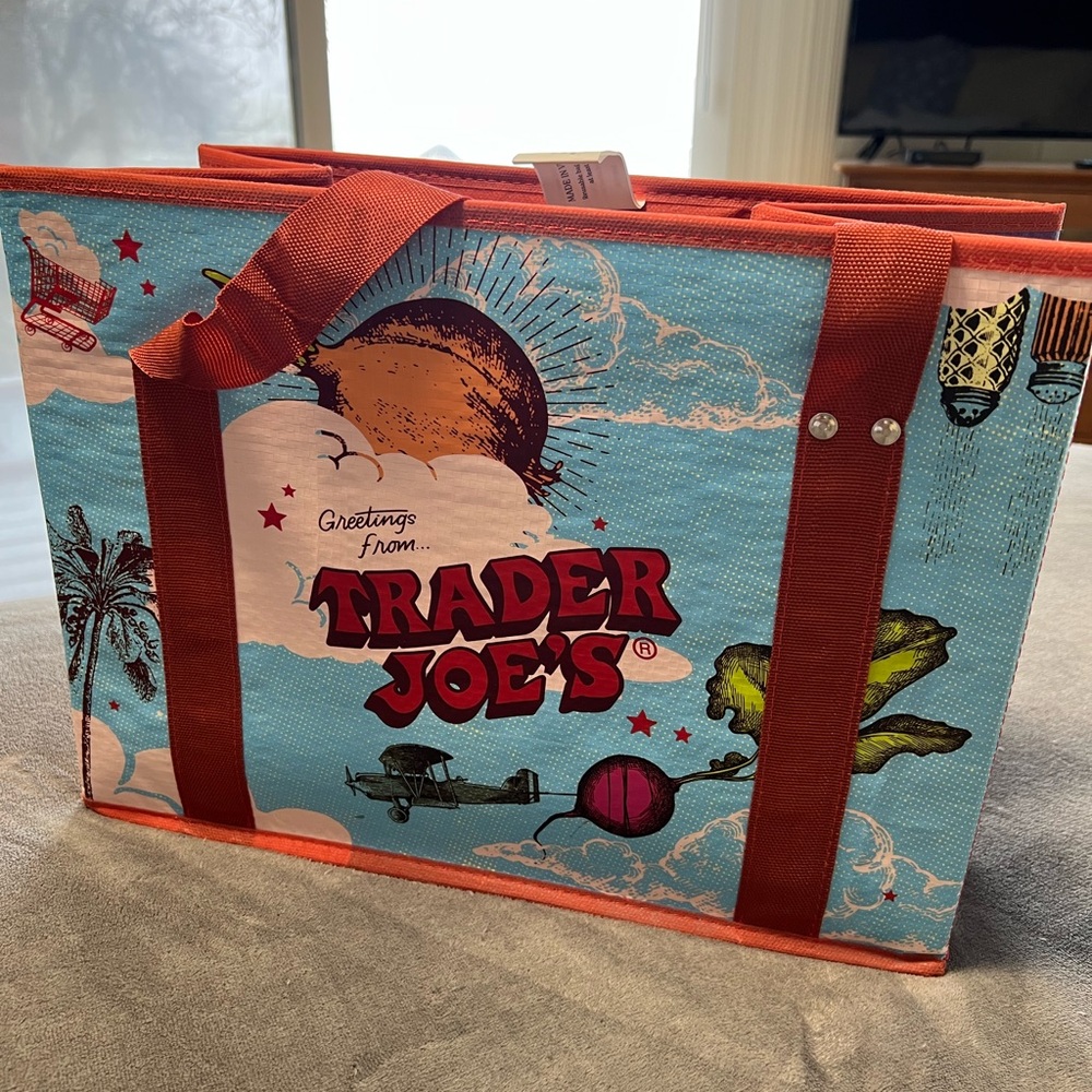 Trader Joe's Colorful Tote Bag